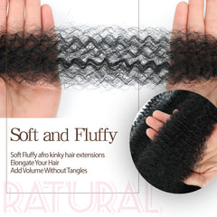 Angels Beauty Afro Springy Twist Hair 20inch Lightweight design reduces styling strain.