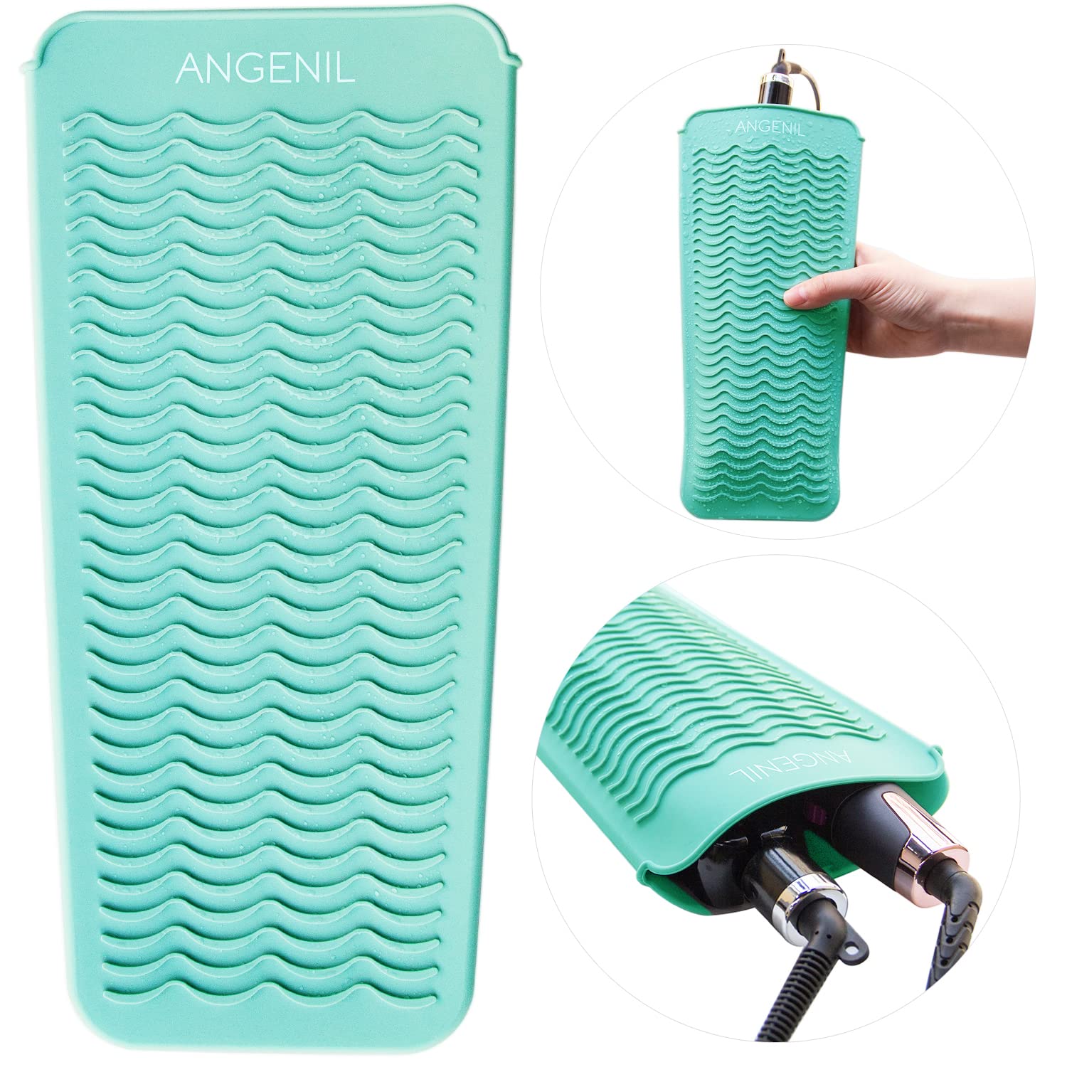 Angenil dual-voltage capability supports international styling on the go.