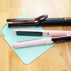 ANGENIL silicone mat for flat iron on counter keeps surfaces protected