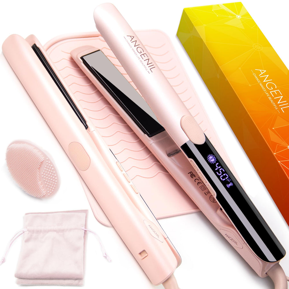 ANGENIL Pro Round Pink dual-voltage for worldwide styling versatility.