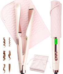 Angenil Pro Twist Flat Iron close-up plates for smooth straightening