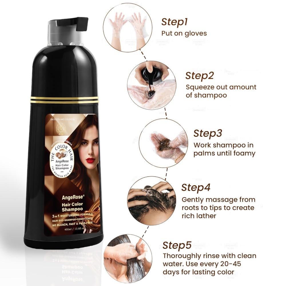 Cobertura natural de canas en sienes con tono vino AngeRose