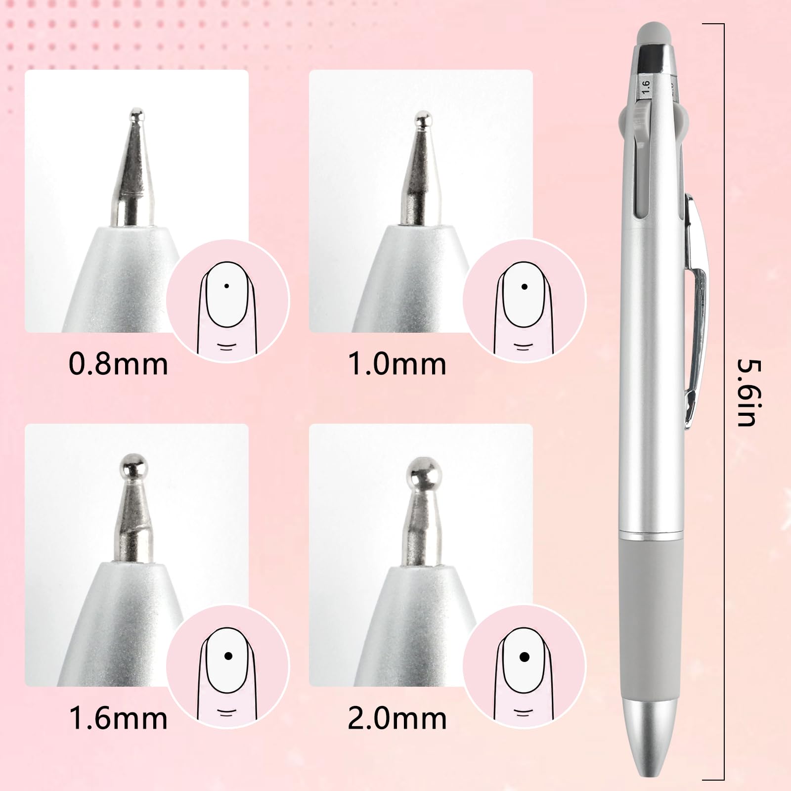 ANGNYA Dotting Tool Nail Art heart pattern for stylish nail accents