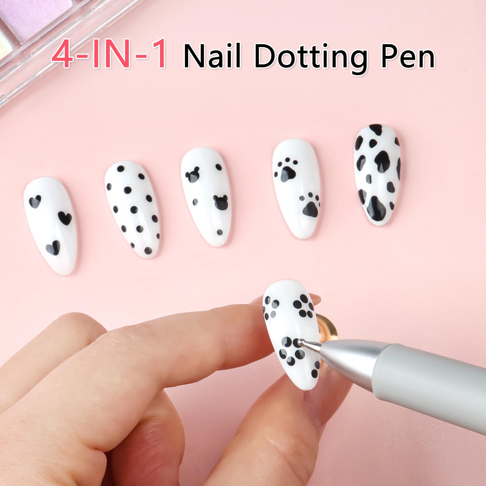 ANGNYA Dotting Tool Nail Art stars pattern for quick, charming nail designs