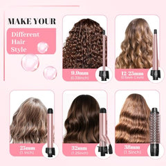ANIEKIN curling brush 1.5-inch for smooth, frizz-free curls on the go