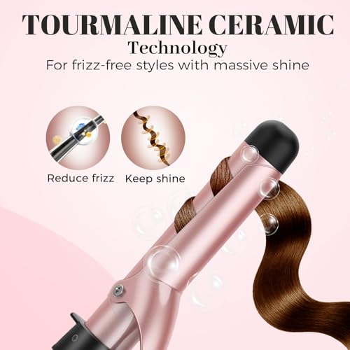ANIEKIN 1-inch classic wand creates natural-looking curls and easy shaping