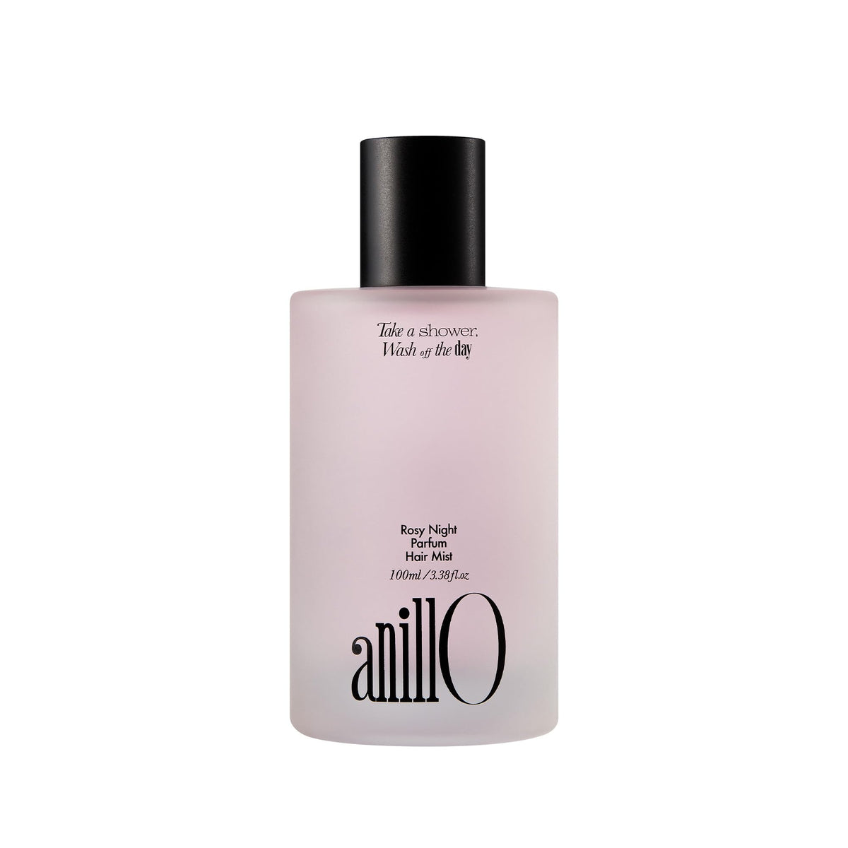 ANILLO Rosy Night hair mist bottle — long-lasting floral musk.