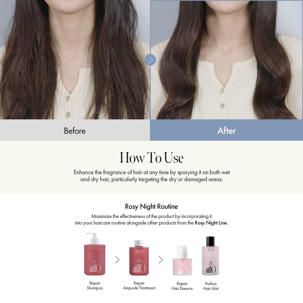 ANILLO Rosy Night on-dry-hair scenario for a subtle refresh.