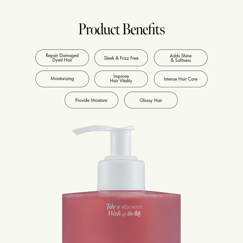 ANILLO Rosy Night Repair Shampoo texture closeup conveys creamy, hydrating lather