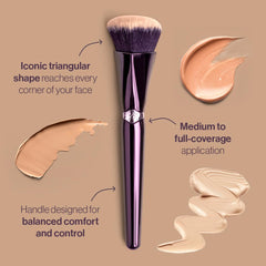 ANISA BEAUTY Pinnacle Foundation Brush formula-flexible enables smooth application with liquid, cream, or powder formulas.