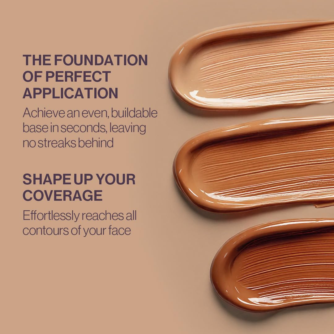 ANISA BEAUTY Pinnacle Foundation Brush streak-free-coverage helps even skin tone with precision.