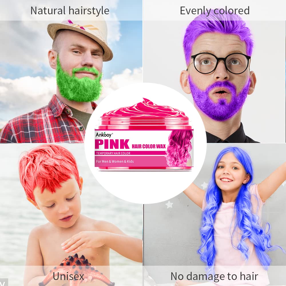 ANKOOKOY blue bottle provides cool-toned streaks for playful everyday styling