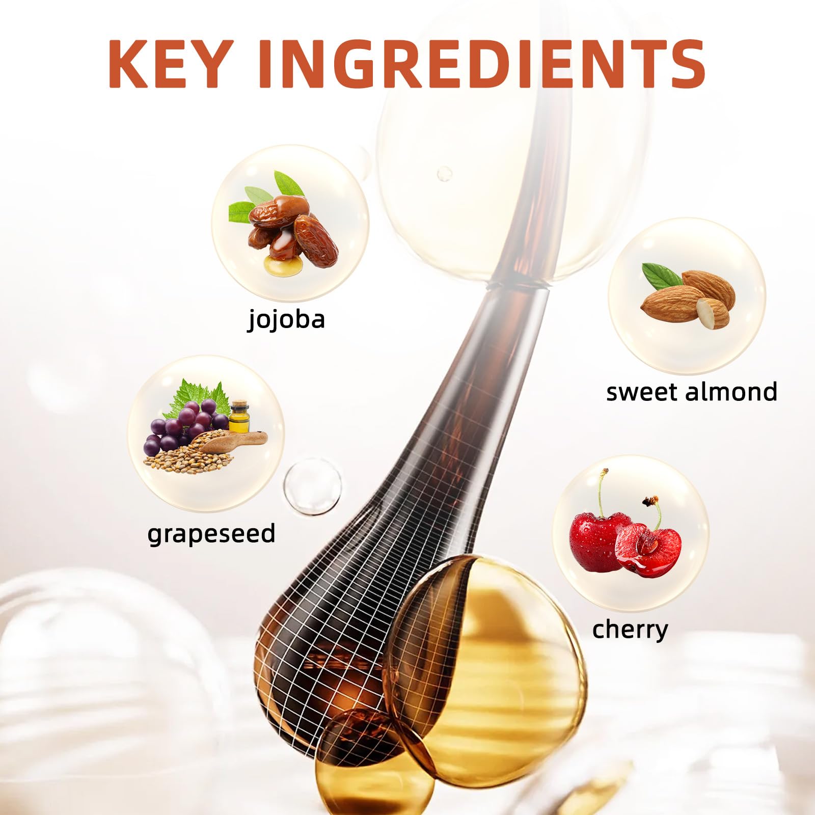 ANNASPEAK Rapunzel Cherry extract visual hints at scalp support and shine.