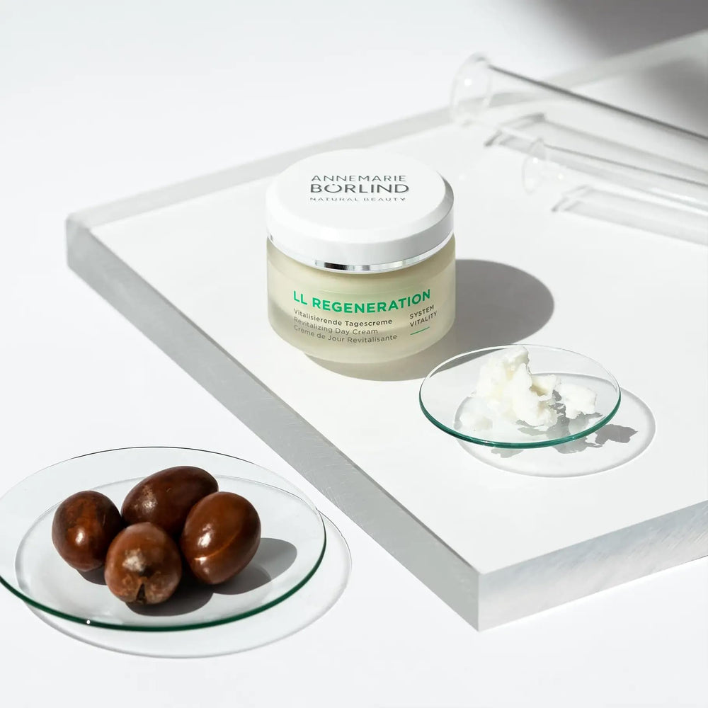 ANNEMARIE BÖRLIND LL REGENERATION cruelty-free packaging signals clean skincare.