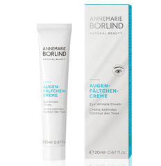 ANNEMARIE BÖRLIND eye wrinkle cream jar view shows rich smoothing texture