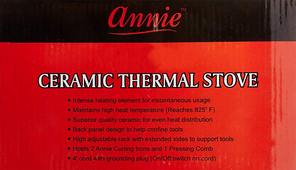 Annie Ceramic Thermal Stove Small back panel showcases tool confinement design.