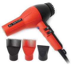 Annie Ceramic Turbo Pro-2000 hair-flow demonstrates fast, smooth drying for salon-like results.
