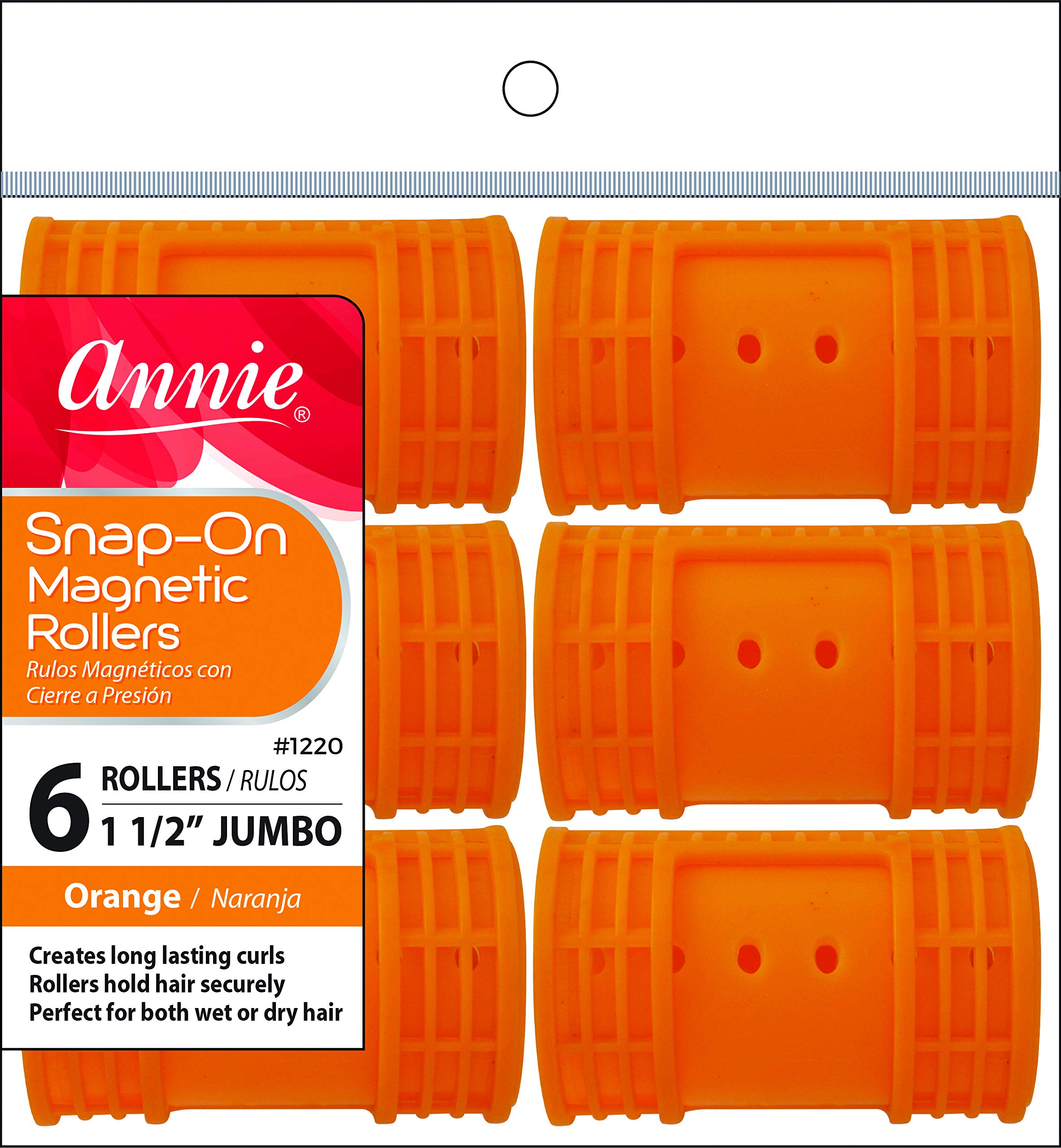 Annie styling tools roller closeup highlighting sleek design for smooth daily styling