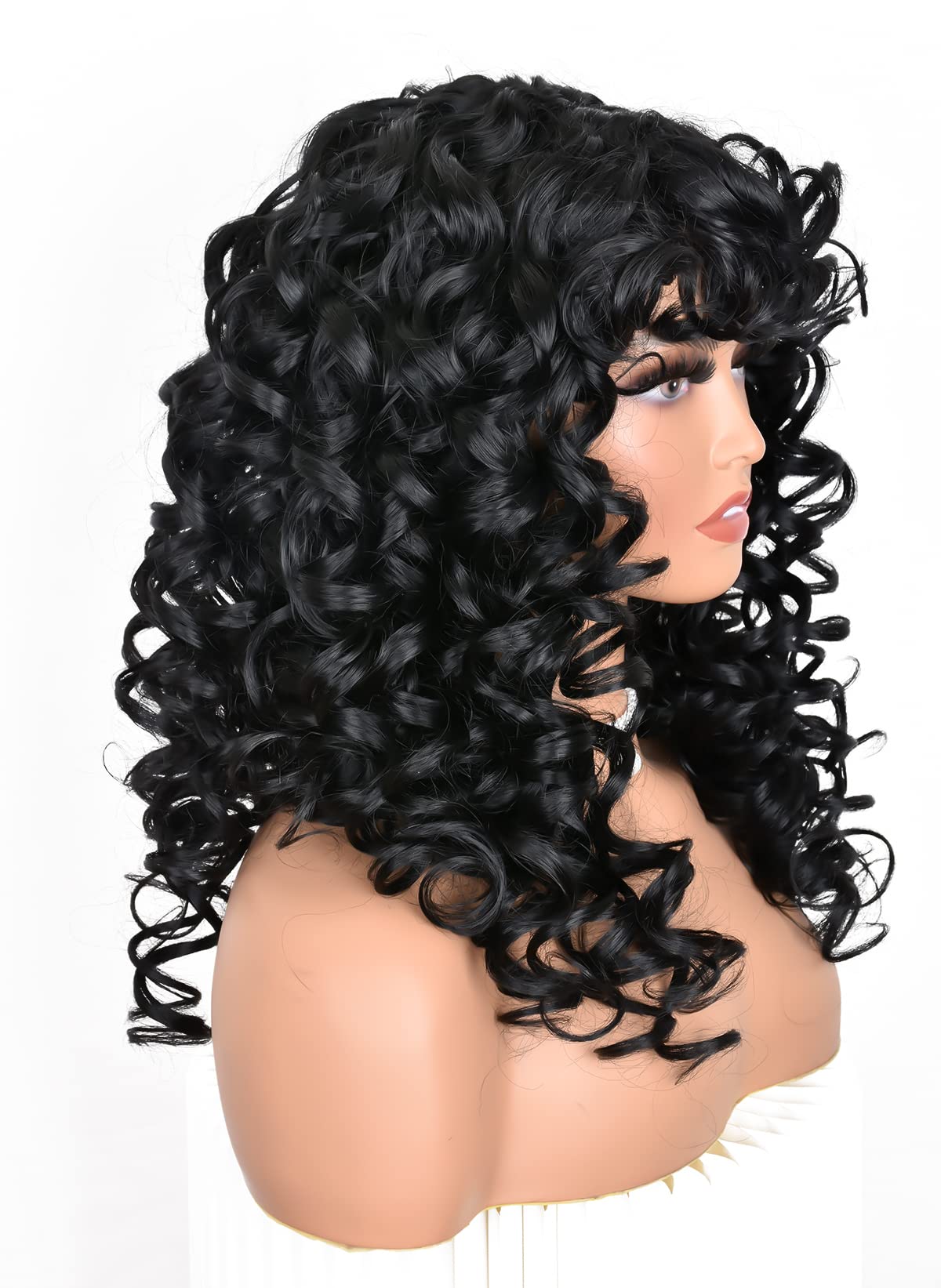 ANNISOUL wig cap 22-5 inch closeup shows secure fit and adjustable comfort