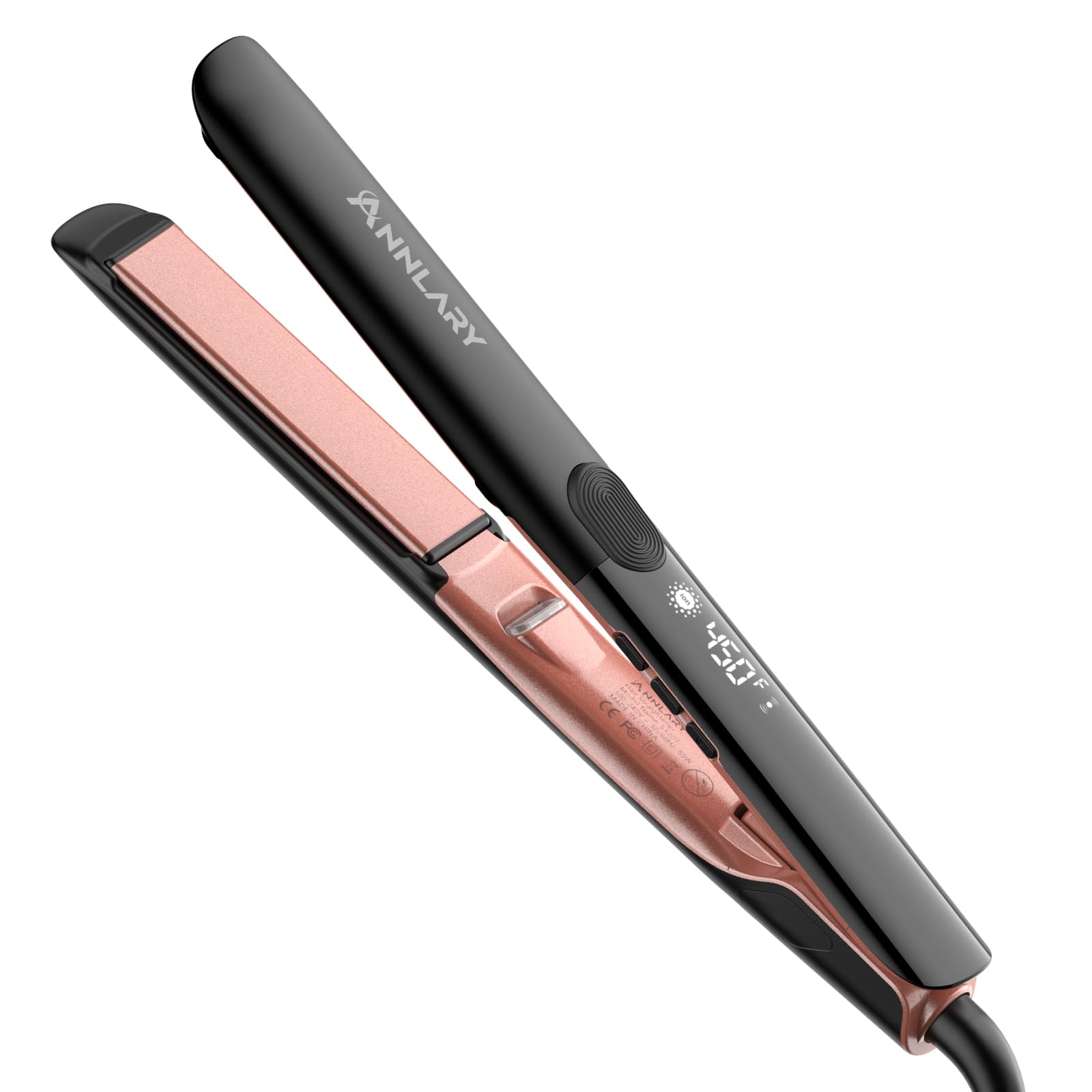 ANNLARY hair straightener plate glide for smooth, frizz-free styling.