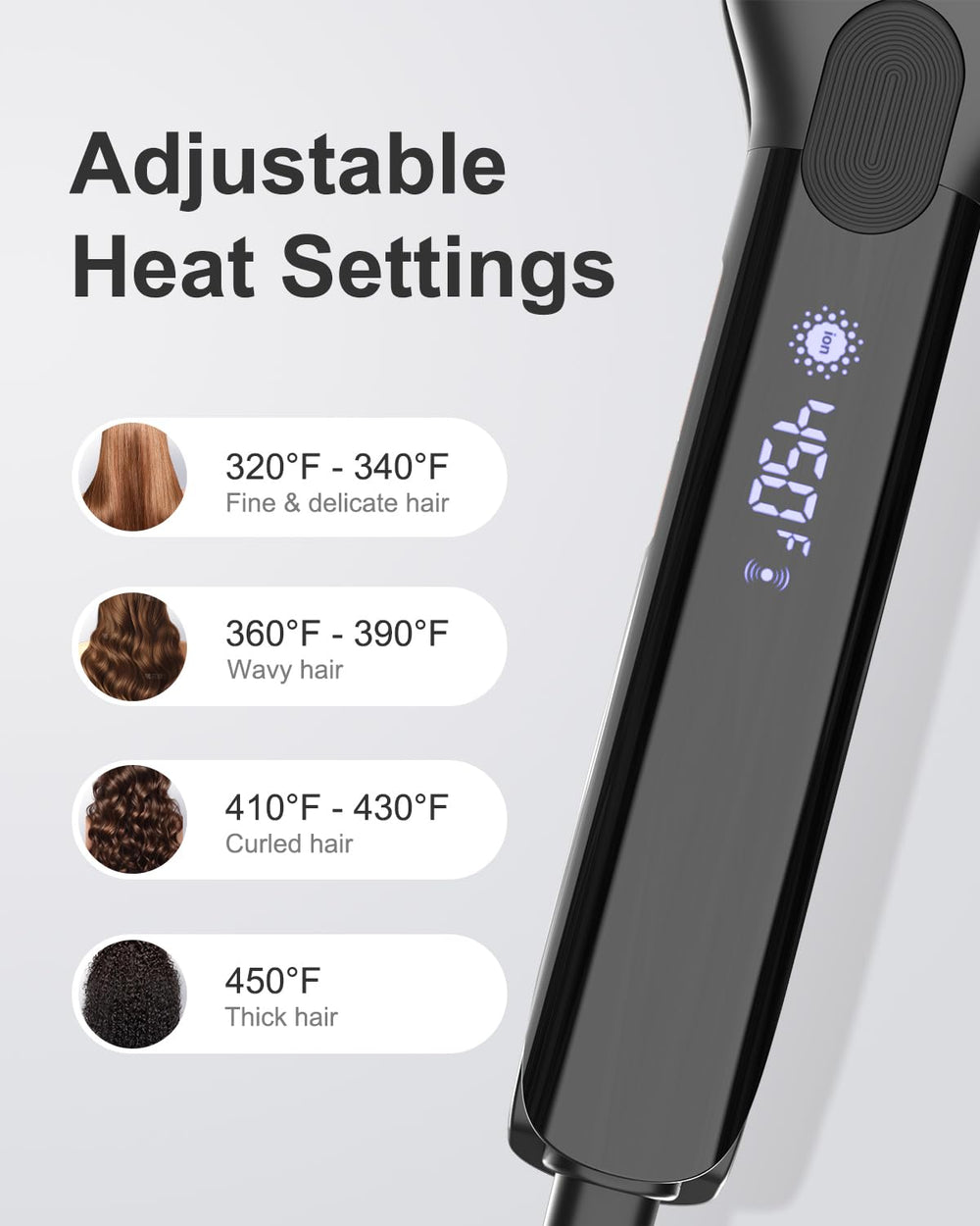 ANNLARY heat-resistant silicone and anti-burn features for safe use