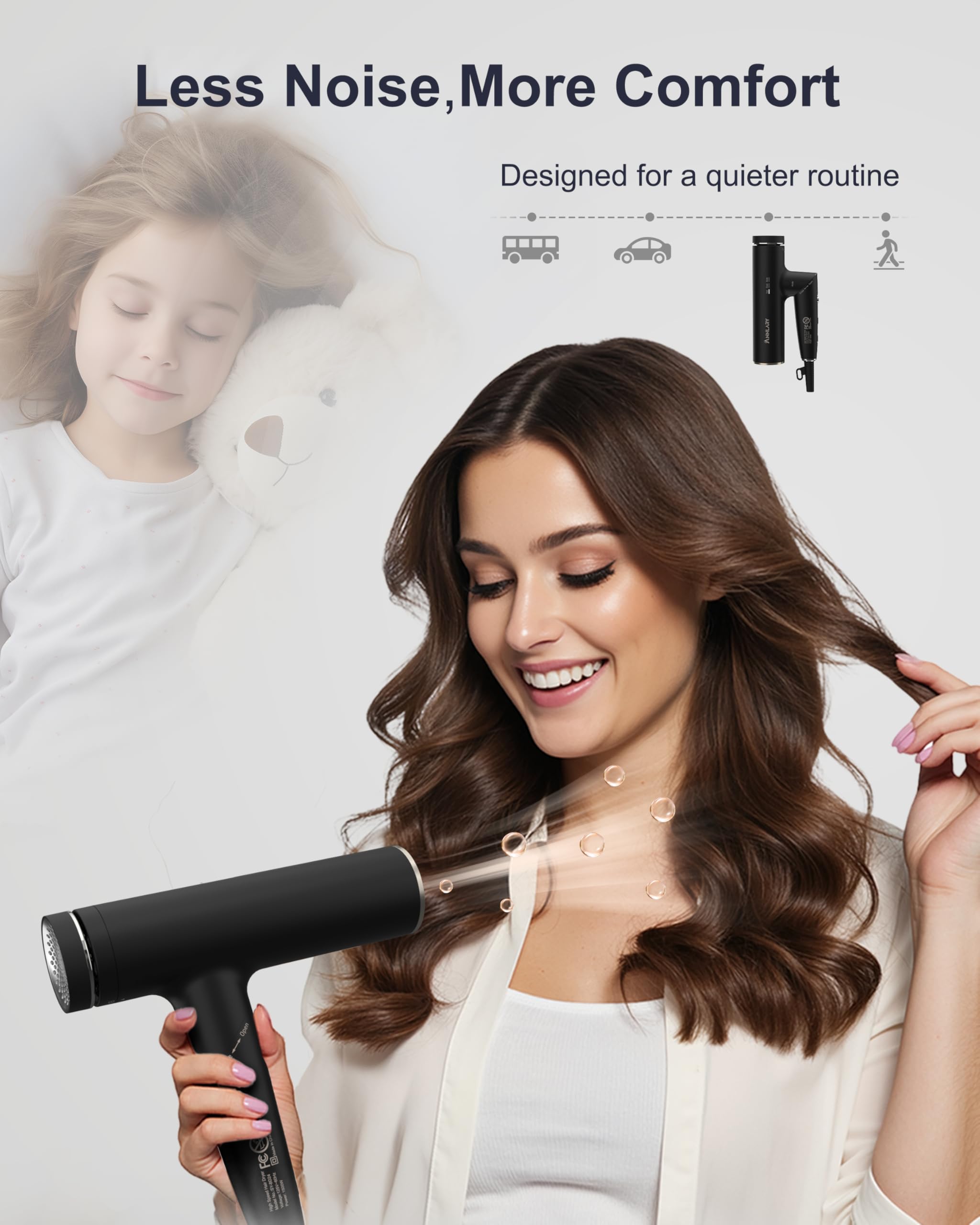 ANNLARY magnetic attachments provide easy switching for precise customizable results