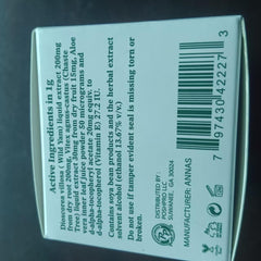 ANNAS Wild Yam Cream texture close-up highlighting rich nourishing formula for menopause skin comfort