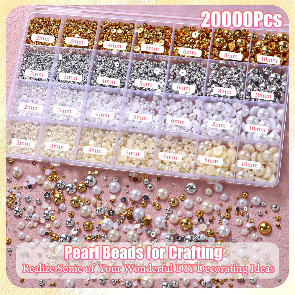 AnoleAir ABS pearl beads offer lightweight, durable craft accents