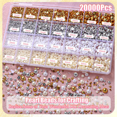 AnoleAir ABS pearl beads offer lightweight, durable craft accents