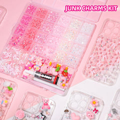 AnoleAir pink-white pearls and rhinestones close-up for bedazzling crafts