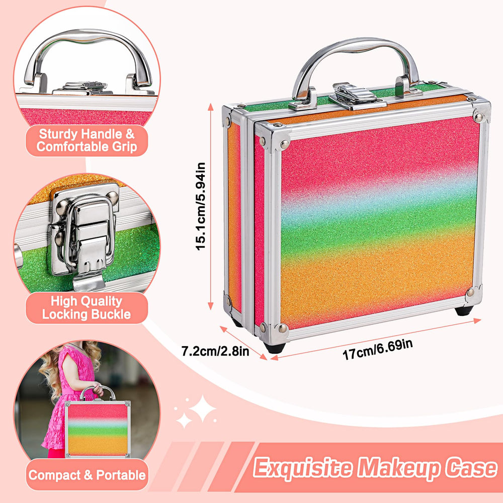 Anpro 4-color blush palette with vibrant, blendable tones
