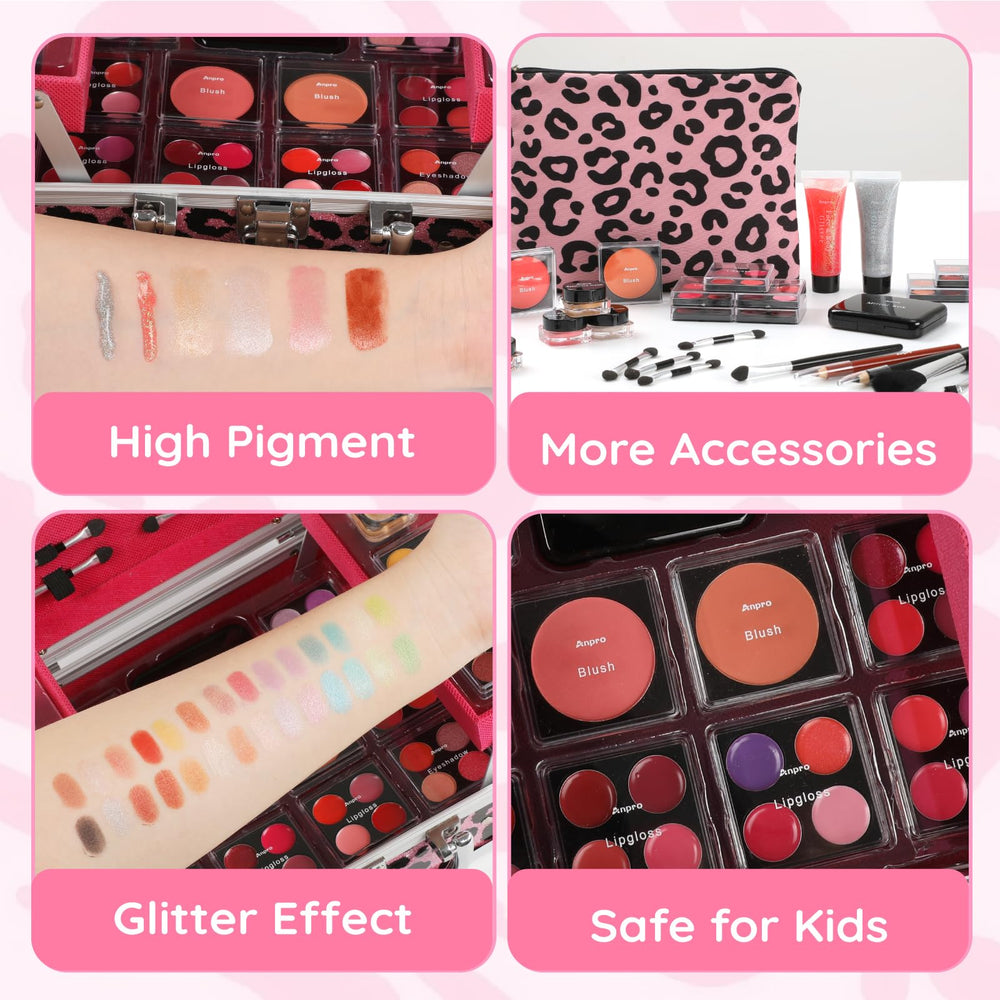 Anpro makeup brushes set premium tools for blending colors smoothly