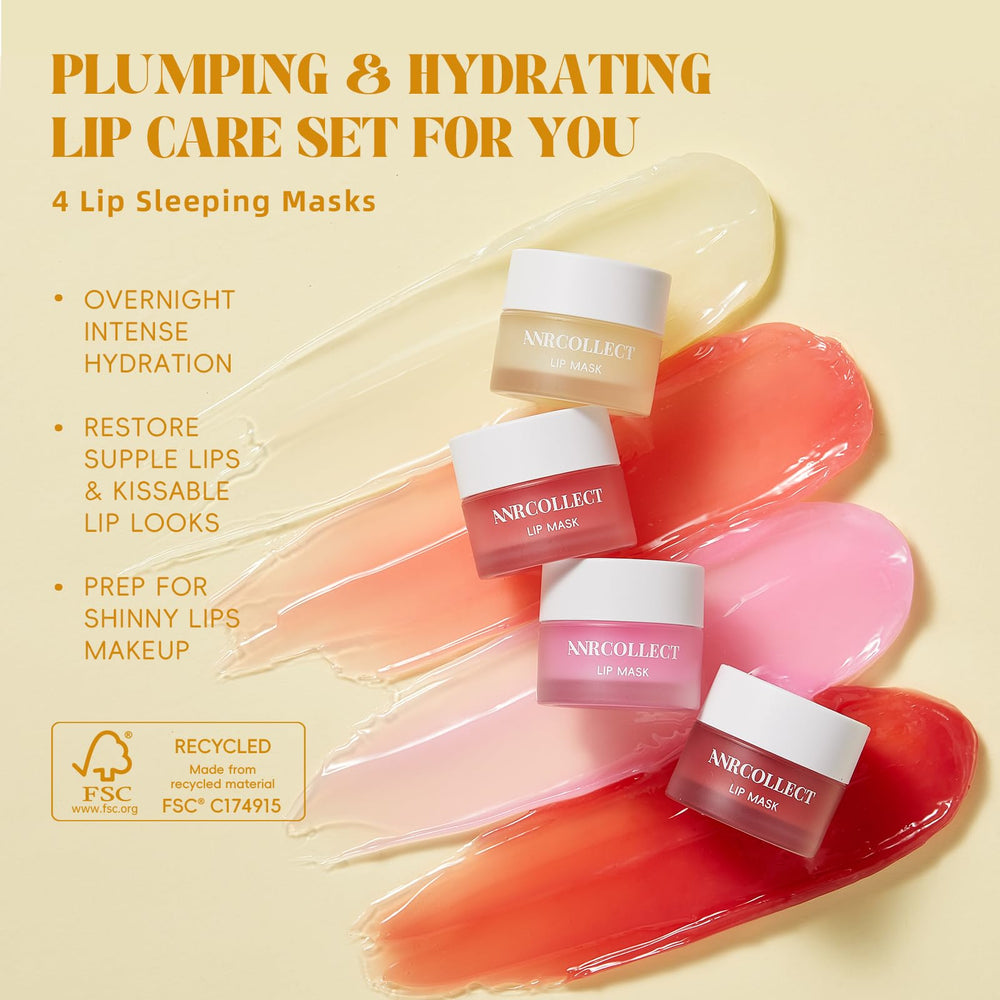 ANRCOLLECT Lip Mask Overnight Grape nourishes with ceramides for comfortable lips