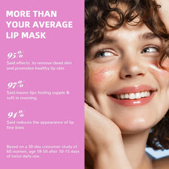 ANRCOLLECT lip mask Strawberry sachet supports overnight hydration for plumper morning lips
