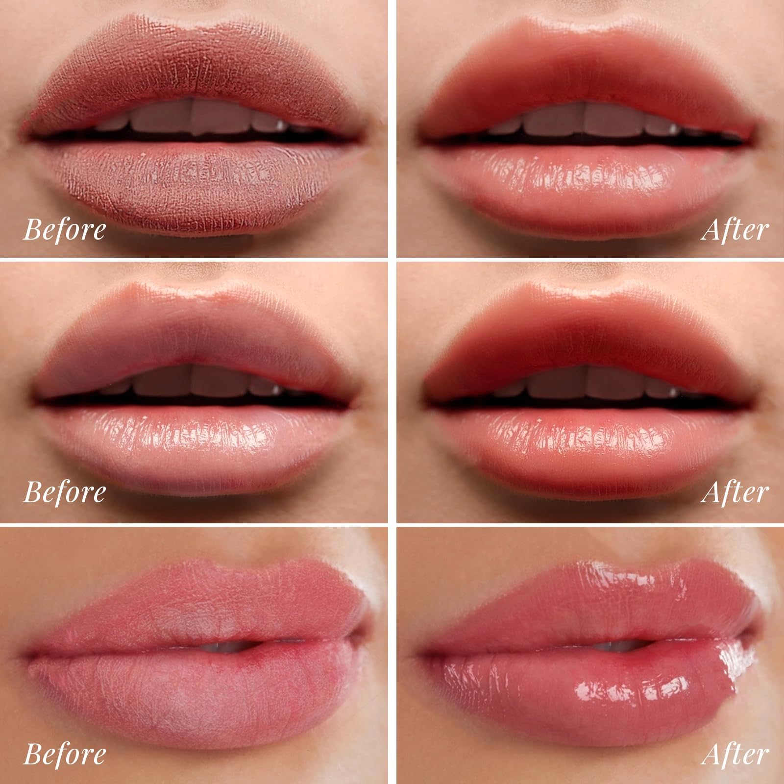 ANRCOLLECT lip scrub application close-up shows gentle sugar exfoliation in action