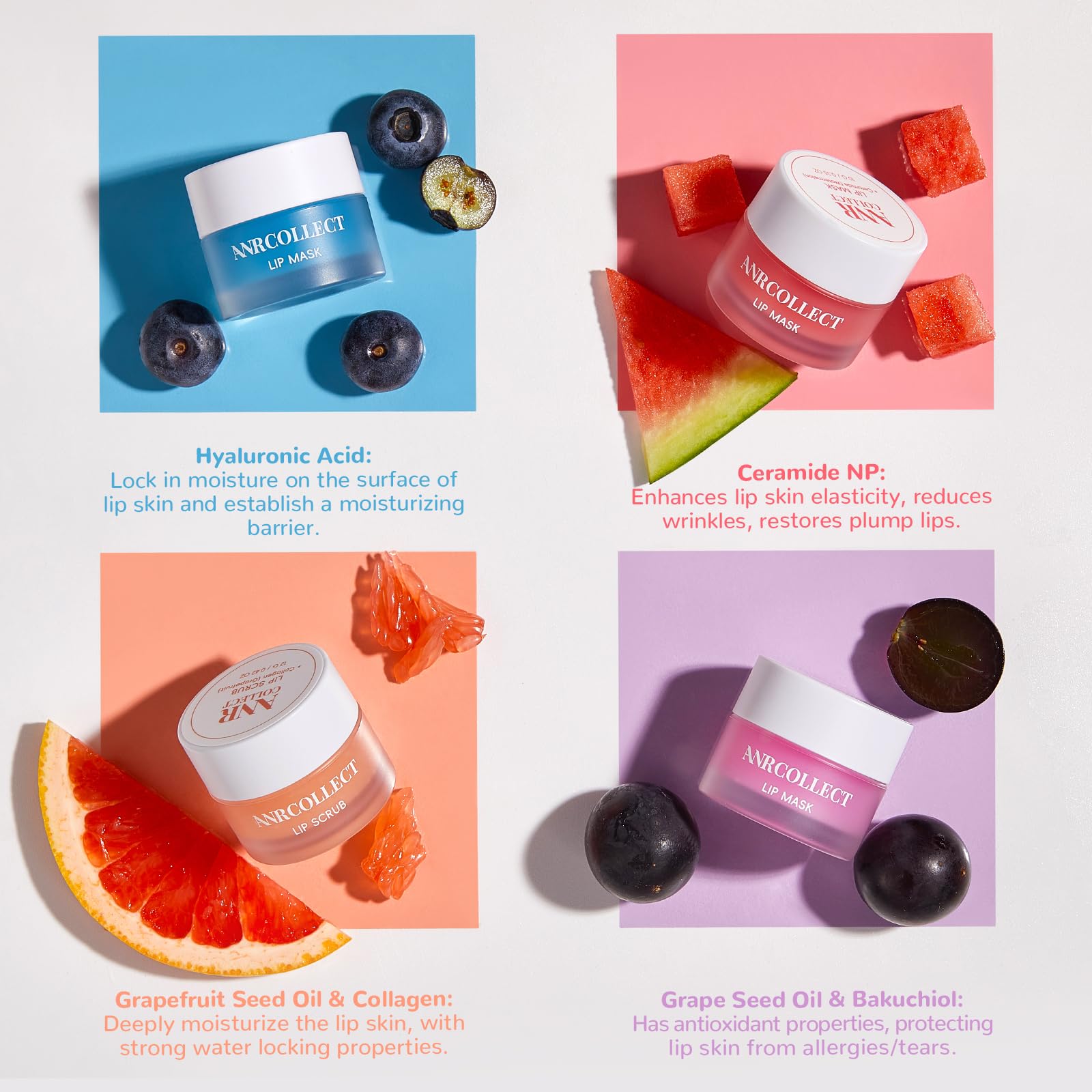 ANRCOLLECT ceramide hyaluronic acid shot highlights moisture care