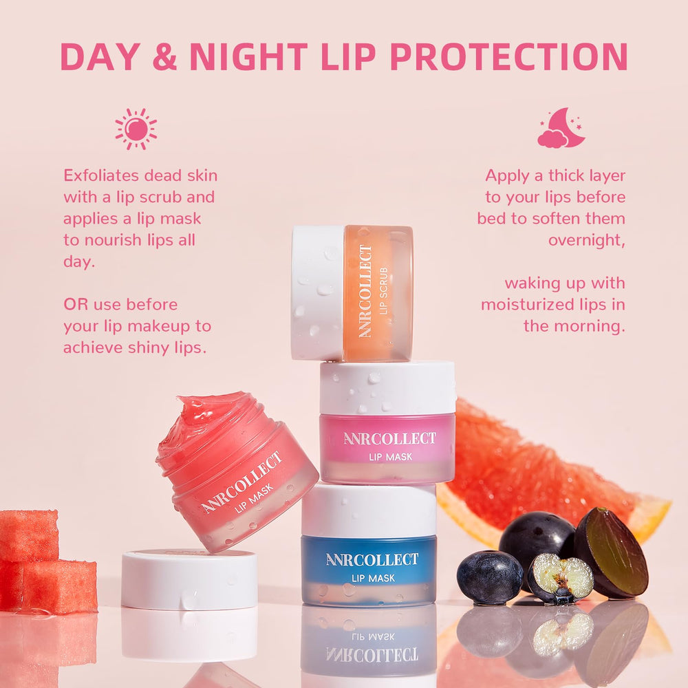ANRCOLLECT lip care set packaging shown as gift-ready