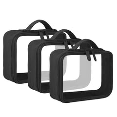 ANRUI toiletry bag with handle strap for easy carrying during travel.