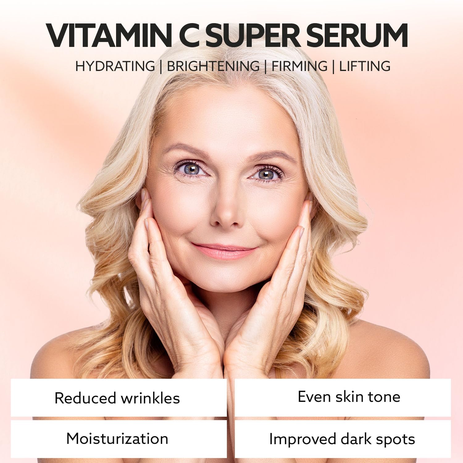 ANSDUR brightening serum visual emphasizing even skin tone.