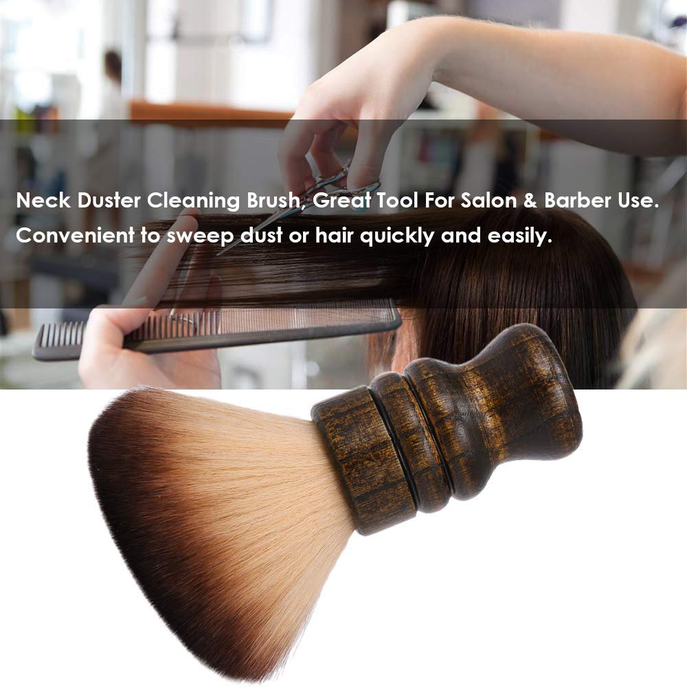 Cepillo Anself barbero con fibra suave para retirar pelos de forma eficaz.