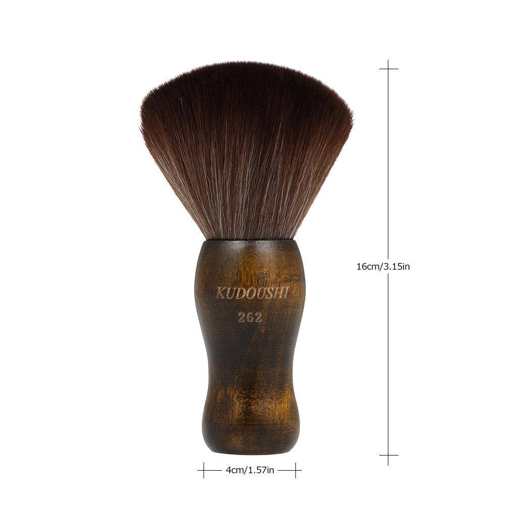 Anself neck duster brush sweeps away hair quickly for clean neck lines
