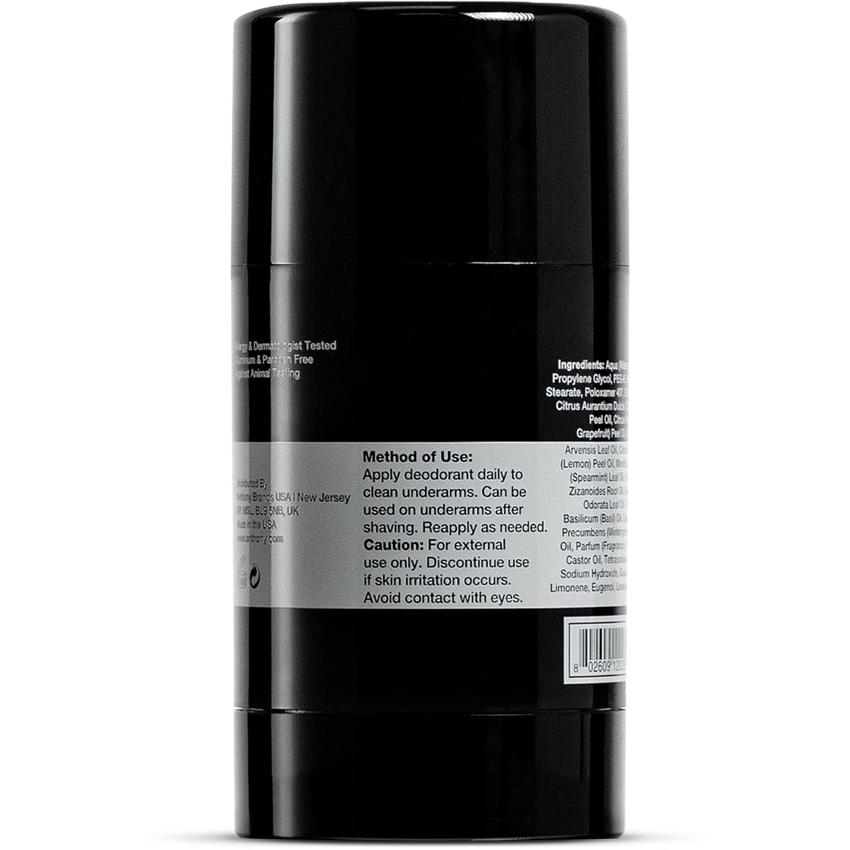 Anthony Aluminum-Free and Alcohol-Free formula supports sensitive skin users