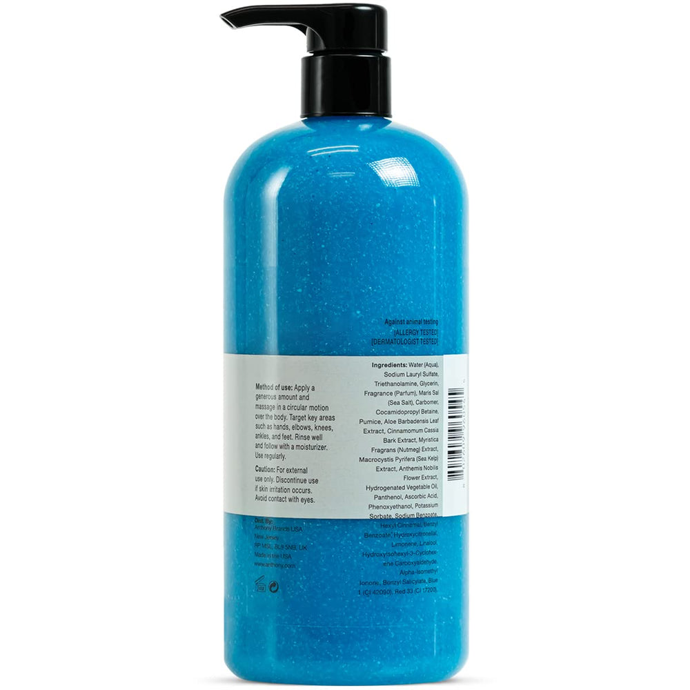Anthony Blue Sea Kelp Body Wash rich lather