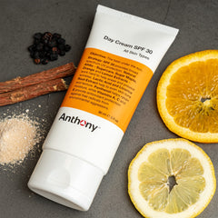 Anthony Day Cream SPF 30 daily application highlights smooth, non greasy coverage
