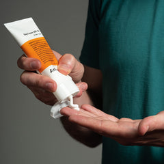 Anthony Day Cream SPF 30 texture swatch demonstrates lightweight hydration