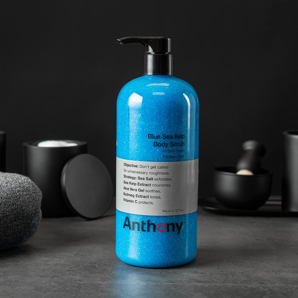 Anthony Exfoliating Body Scrub vitamin C aloe application boosts hydration