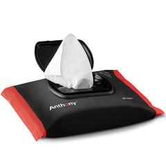 Anthony Glycolic Exfoliating Wipes close up showing dual exfoliation for refreshed skin