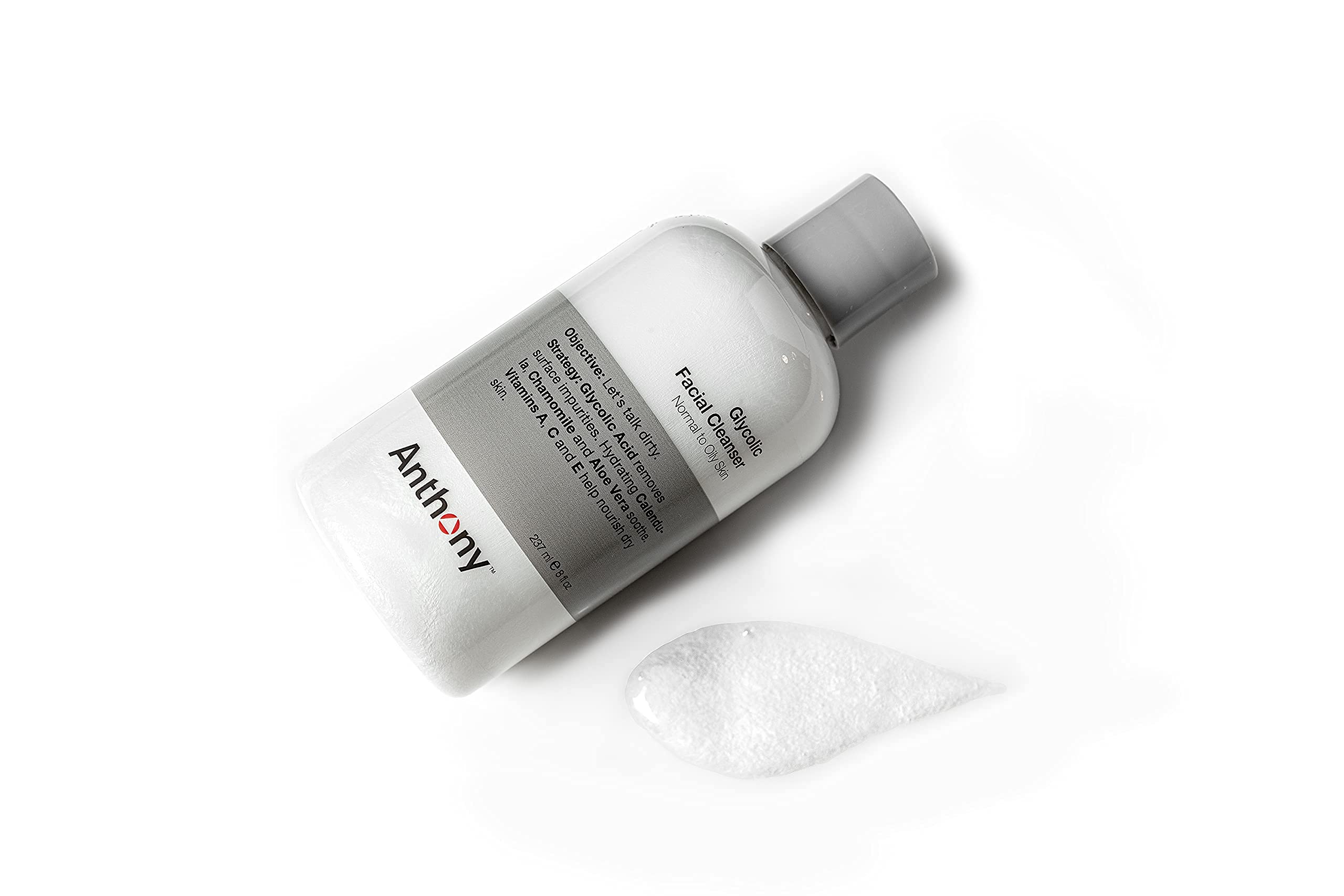 Anthony Glycolic Facial Cleanser travel-friendly package for everyday use
