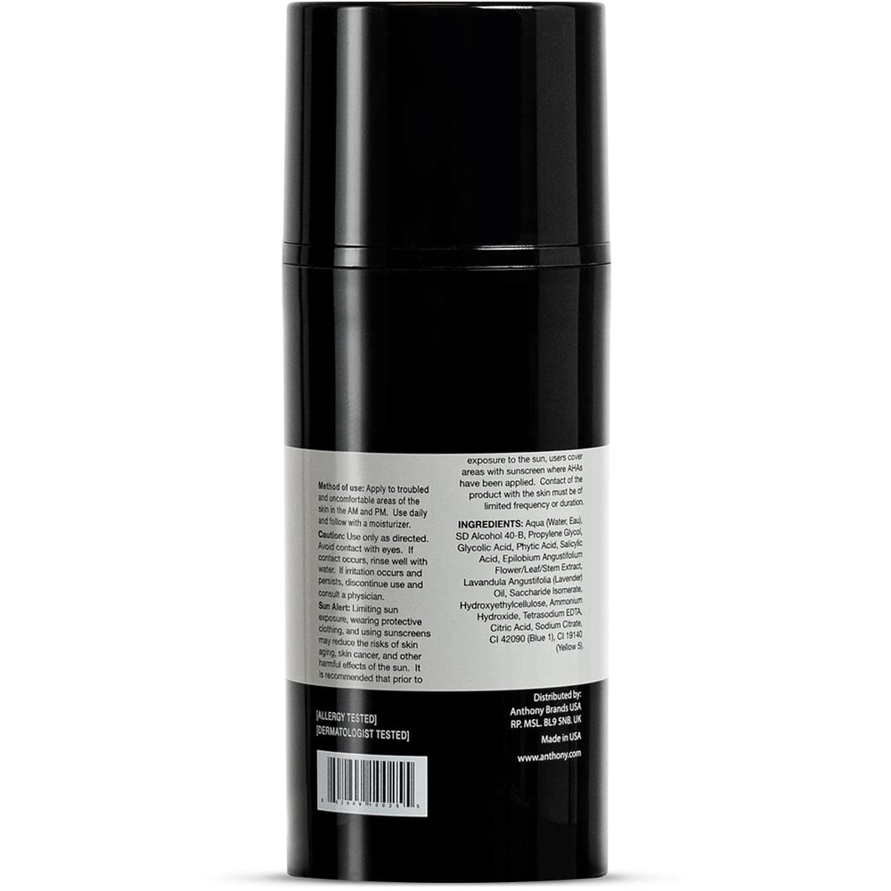 Anthony Ingrown Hair Treatment packaging highlights paraben-free formula.
