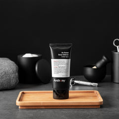 Anthony No Sweat Body Defense Deodorant underarms application highlighting cooling aloe and moisture control